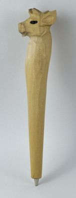Echtholz Kuh Kugelschreiber - jeder Stift ein Unikat aus Holz