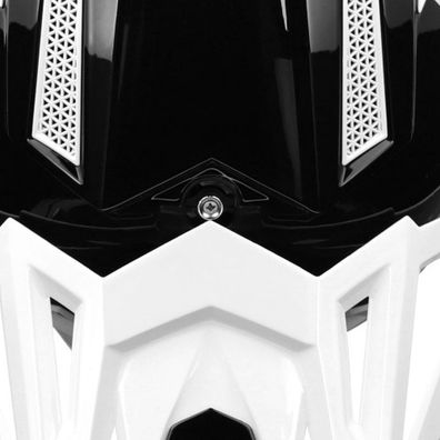 Acerbis MX- Enduro Helm T711 - Weiß/Schwarz - XXL