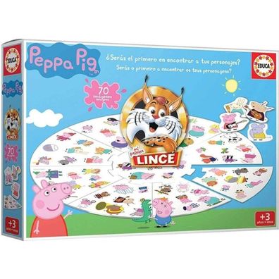 Educa - Lince Peppa Pig Educational Game For Kids, Multicolor 18509