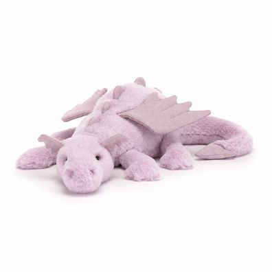 Jellycat Lavender Dragon Plueschdrache Lavendel 50 cm / 66 cm