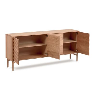 Sideboard Lenon 200 x 45 x 86 cm Eichenholz Wohnzimmer Schlafzimmer