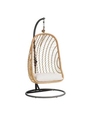 Hängesessel Ekaterina 105 x 105 x 197 cm Rattan Sessel Sitzgelegenheit Sitz Neu