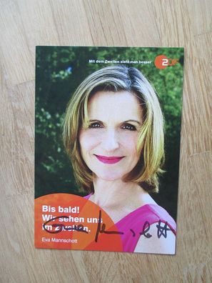 ZDF Löwenzahn Schauspielerin Eva Mannschott - handsigniertes Autogramm!!!