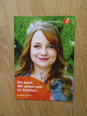 ZDF Löwenzahn Schauspielerin Geraldine Raths - handsigniertes Autogramm!!!