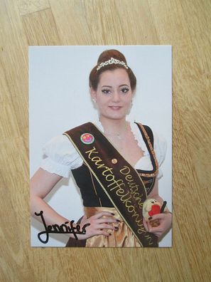 Deutsche Kartoffelkönigin 2016 Jennifer - handsigniertes Autogramm!!!