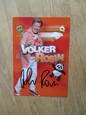 Liedermacher für Kindermusik Volker Rosin - handsigniertes Autogramm!!!
