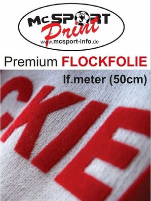 Flockfolie Premium der Spitzenklasse 1m x 50cm (19,90€/ qm)