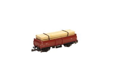 Märklin mini-club 8622 - Hochbordwagen mit Ladung - 1:220 - 543