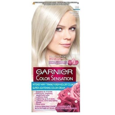 Garnier Farbsensation Super Aufhellende Färbecreme S9 Silber Aschblond 50ml