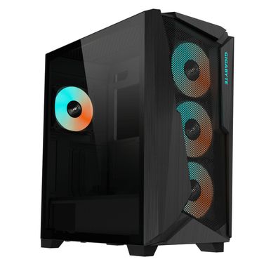 Gigabyte C301 Glass V2 - Mid tower - E-ATX - Seitenteil mit Fenster (gehärtetes Glas)