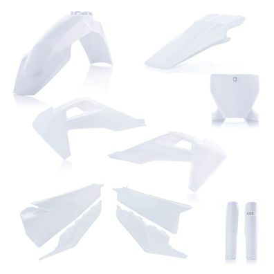 Acerbis Plastik Full Kit passend für Husqvarna - Weiß 2