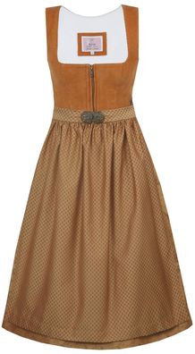 Dirndl Finningen 70cm Länge honig - Größe: 38