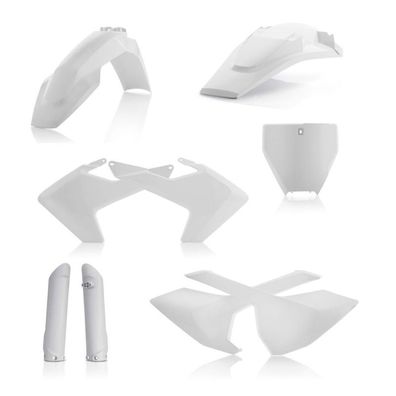 Acerbis Plastik Full Kit passend für Husqvarna - Weiß