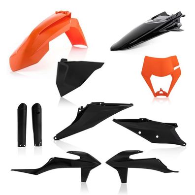 Acerbis Plastik Full Kit passend für KTM - Schwarz/Orange