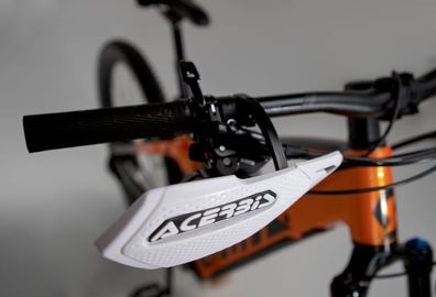 Acerbis Handprotektor X-Elite passend für KTM / HUS / GAS GAS / YAM u.a. - Weiß/Schwa