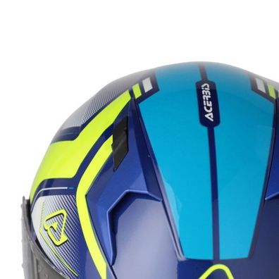 Acerbis Integralhelm X-Way - Blau/Gelb - L