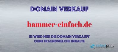 Domain: hammer-einfach. de zu Verkaufen