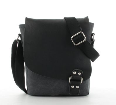 JSI Überschlagtasche Umhängetasche Unisex - Farbe: Schwarz