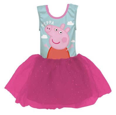 Peppa Pig Kleid in Türkis und Pink für kleine Fashionistas von 2-6 Jahre