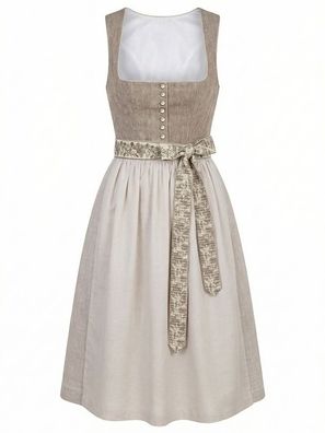 Dirndl Leopoldsdorf 70cm Länge taupe - Größe: 42