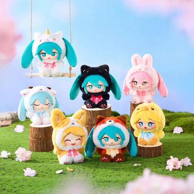 LDCX LAB Hatsune Miku mit Tierkostüm | Piapro Plüschfigur | Blind Box | 15 cm