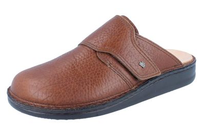 FINN Comfort Amalfi Herren Damen Clog braun Glattleder