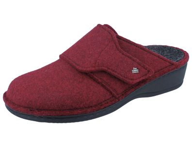 FINN Comfort Andermatt Damen Hausschuhe rot Wollfilz