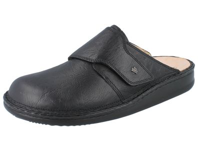 FINN Comfort Amalfi Herren Damen Clog schwarz Glattleder