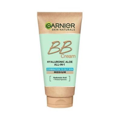 Garnier Hyaluron Aloe BB Creme, Mittlere Deckkraft, Feuchtigkeitsspendend, 50ml