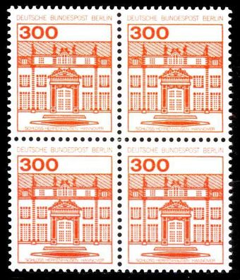BERLIN DS BURGEN u. Schlösser Nr 677 postfrisch Viererb S3BC3EA