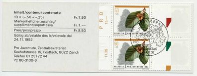 Schweiz Markenheft PJ Nr MH 0-093 ESST X516132