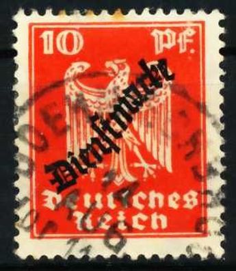 Deutsches-reich DIENST Nr 107 gestempelt X642FDA