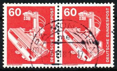BRD DS Industrie u. Technik Nr 990 gestempelt WAAGR PAAR X66819A