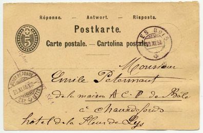 Schweiz Nr P20A Gebraucht Postkarte X6B6A62