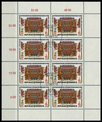 Österreich BLOCK Kleinbogen 1980-1989 Nr 1971 Z X711282