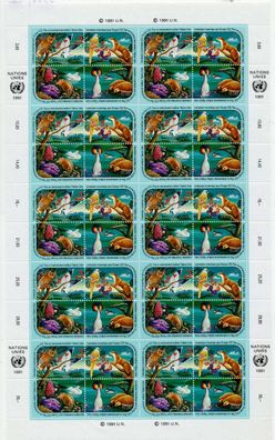 UNO GENF Nr 194-197 postfrisch Kleinbg S00387A