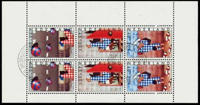 Niederlande Block 17 zentrisch gestempelt S00810E