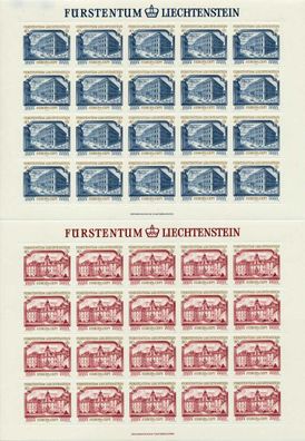 Liechtenstein BLOCK Kleinbogen Nr 692KB-693KB ungebraucht X7A6CD6