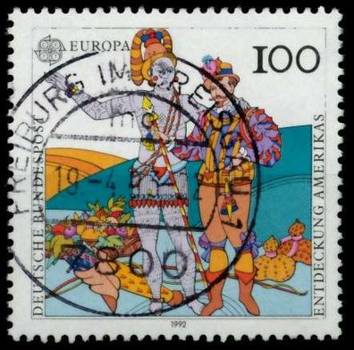 BRD BUND 1992 Nr 1609 gestempelt X82E37A