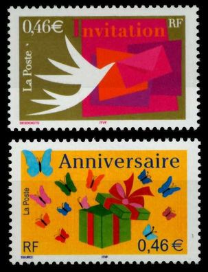 Frankreich 2002 Nr 3616Iy-3617Iy postfrisch S01CD96