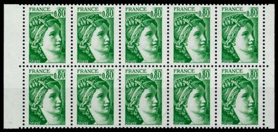 Frankreich Heftchenblatt Nr HB 2057Ayw postfrisch X842EE2