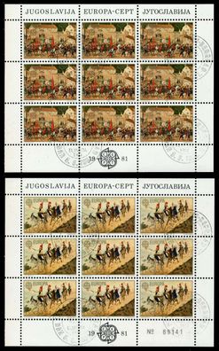 Jugoslawien Nr 1883-1884 zentrisch gestempelt Kleinbg S043C86