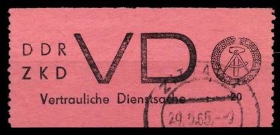 DDR DIENST VD Nr 2 gestempelt X73829E