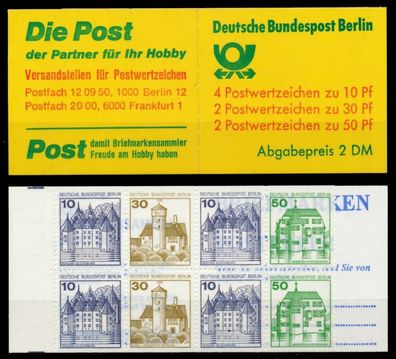 BERLIN Markenheftchen Nr MH 11eboZ postfrisch S2BA50A