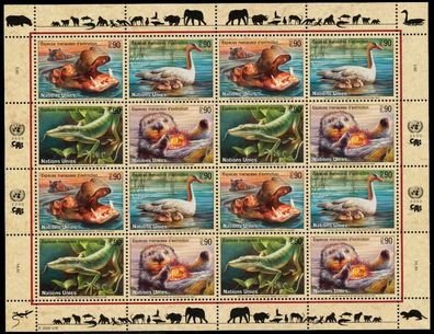 UNO GENF Nr 385-388 postfrisch Kleinbg S013C2A