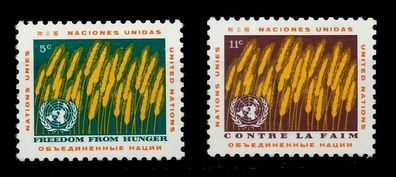 UNO NEW YORK Nr 126-127 postfrisch X7BF95A