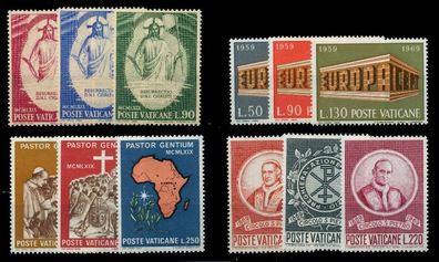 Vatikan Nr 544-555 postfrisch Jahrgang S016FBE