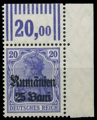 BES. 1WK D-MV Rumänien Nr 11b WOR 2-9-2 postfrisch ORA X42D72A