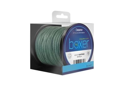 Delphin BOXER grün - 0,40 mm / 30,1 kg - 150 m - geflochtene Schnur - Wels