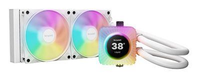 BeQuiet Wasserkühlung Light Loop IO LCD 240mm weiß (BW035)
